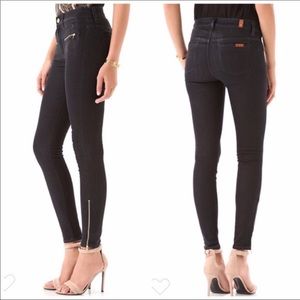 7 for All Mankind Skinny Savannah Coated Jeans